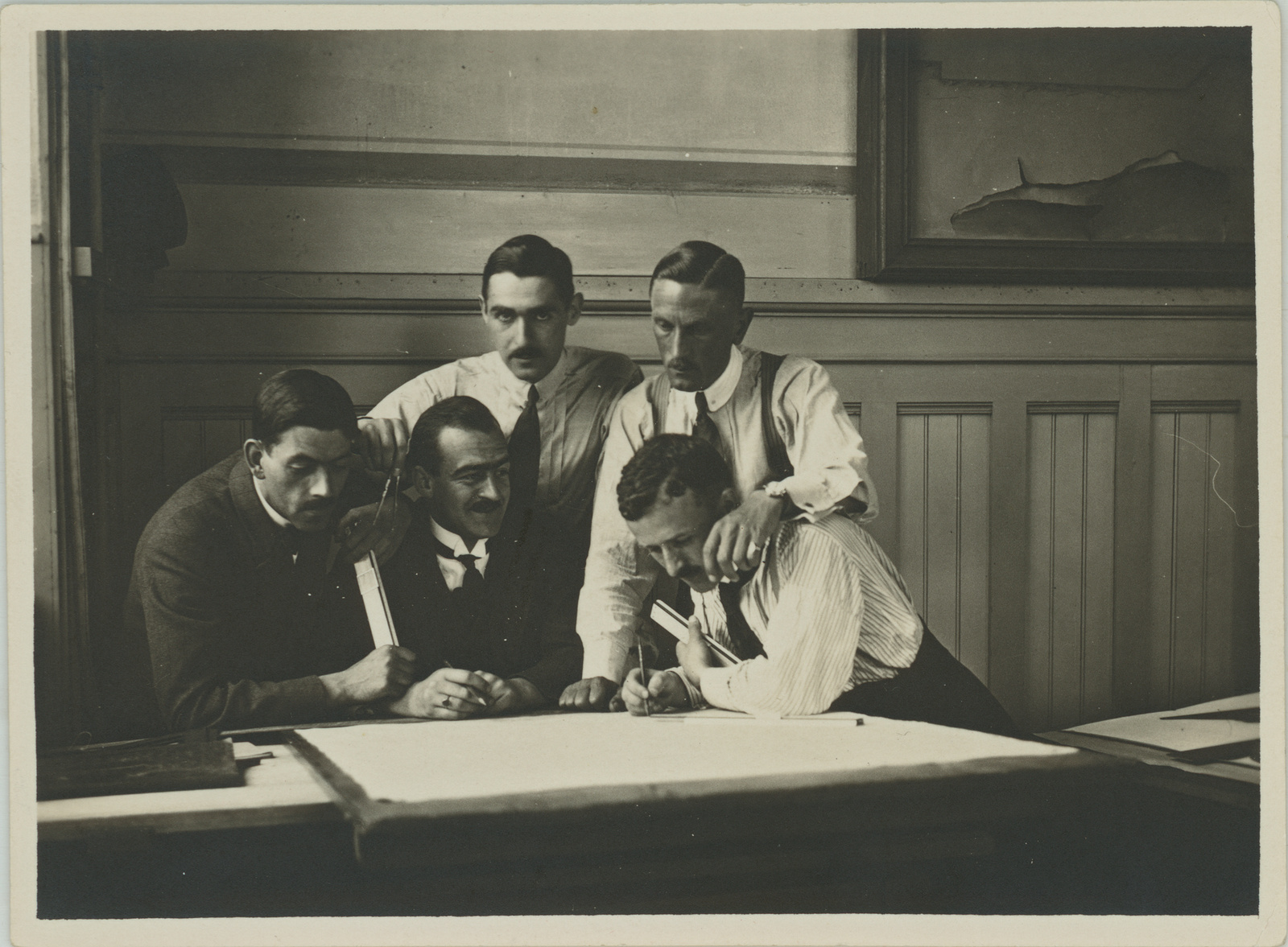 ETH Machinenbau Studenten, Jahr 1920